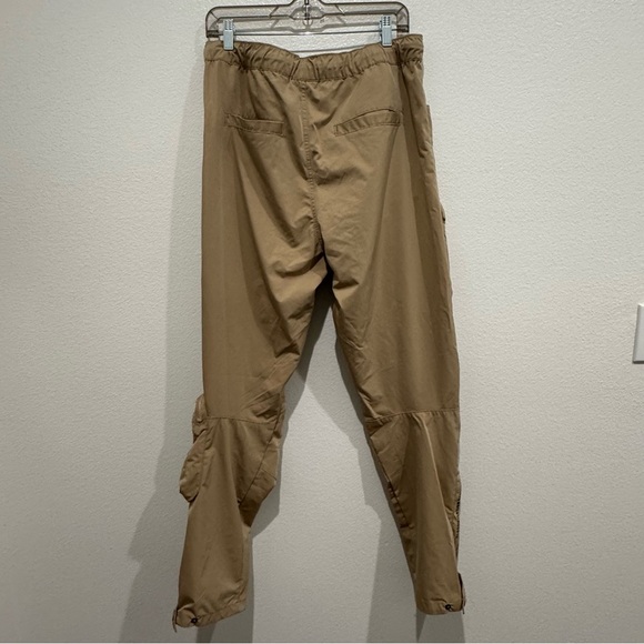 Smoke Rise Printed Nylon Utility Pants Khaki Size L Gorpcore Streetwear Cargo - Picture 11 of 11